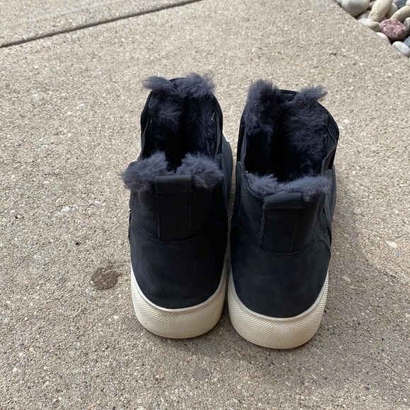 Black Fur Lined J/Slides NYC - 7 - Picture 3 of 8